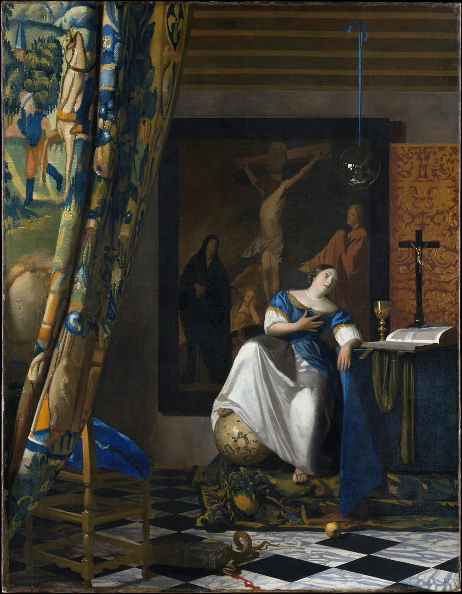 Allegory of the Catholic Faith, Johannes Vermeer