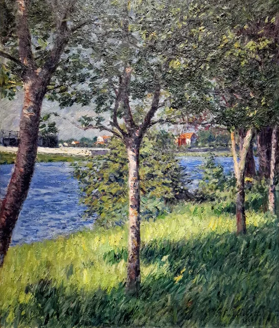 Bank of the Seine near Argenteuil, Gustave Caillebotte