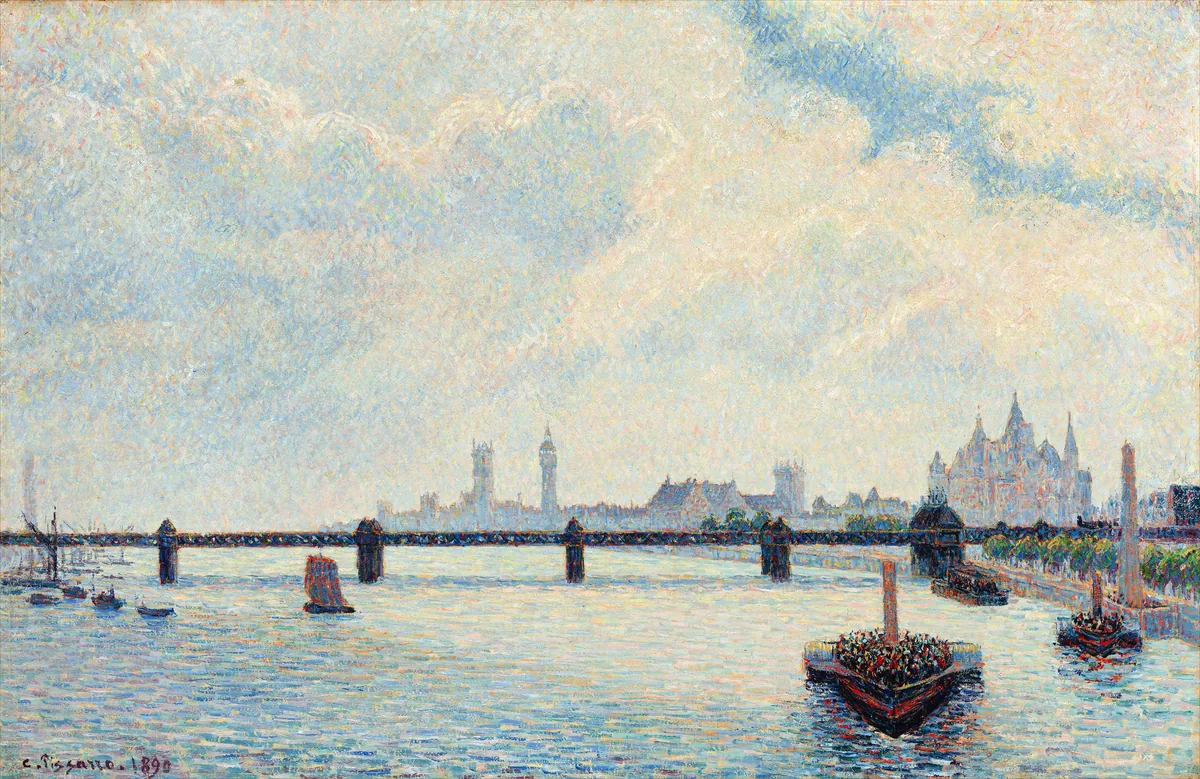 Charing Cross Bridge, London, Camille Pissarro
