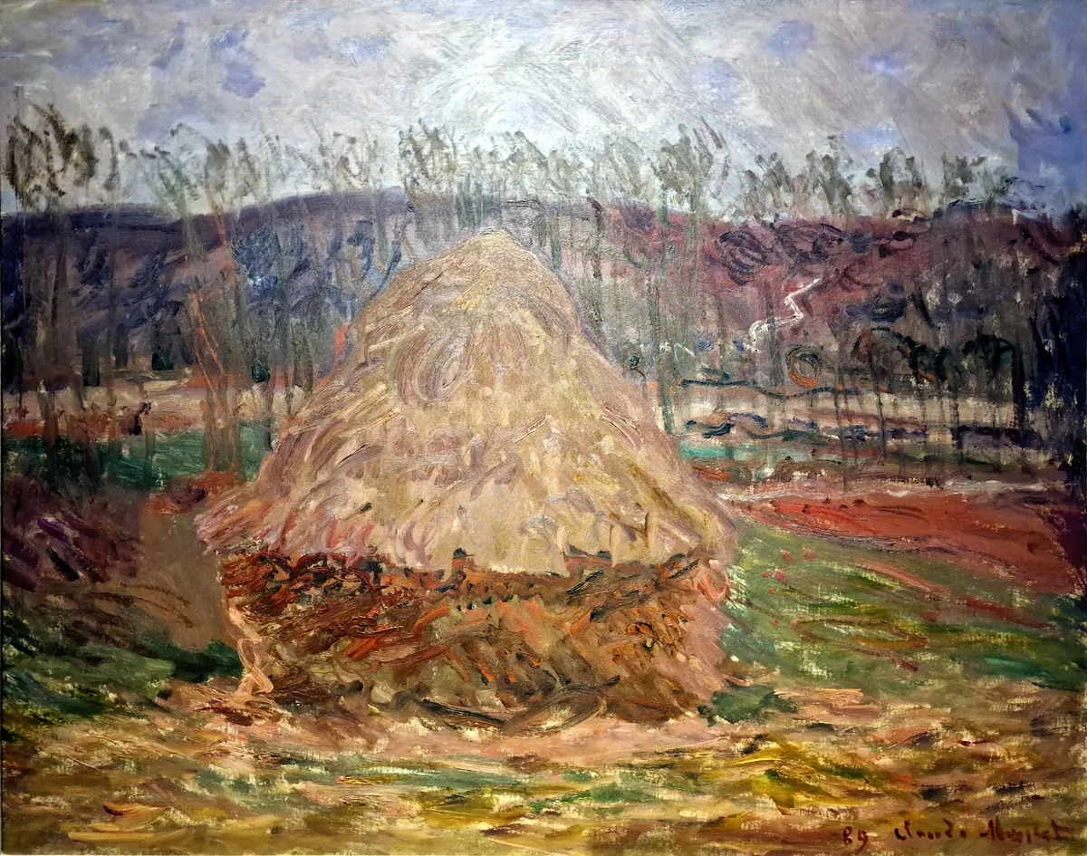 Grainstack at Giverny, Claude Monet