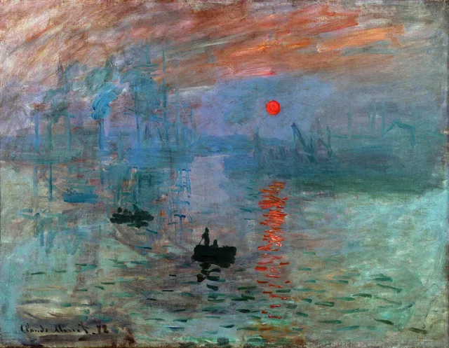 Impression, Sunrise, Claude Monet