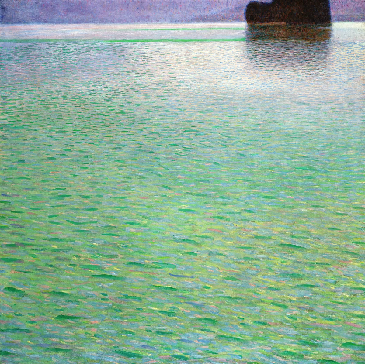 Island in the Attersee, Gustav Klimt
