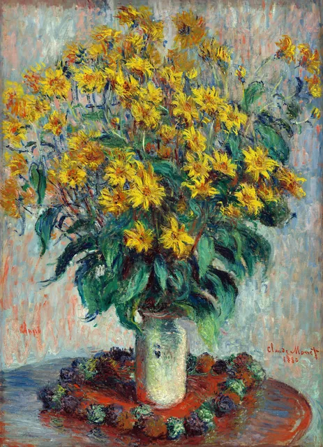 Jerusalem Artichoke Flowers, Claude Monet