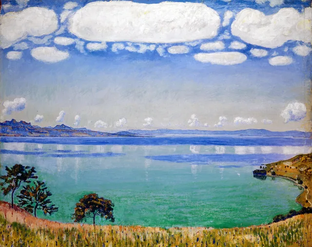 Lake Geneva as Seen from Chexbres, Ferdinand Hodler
