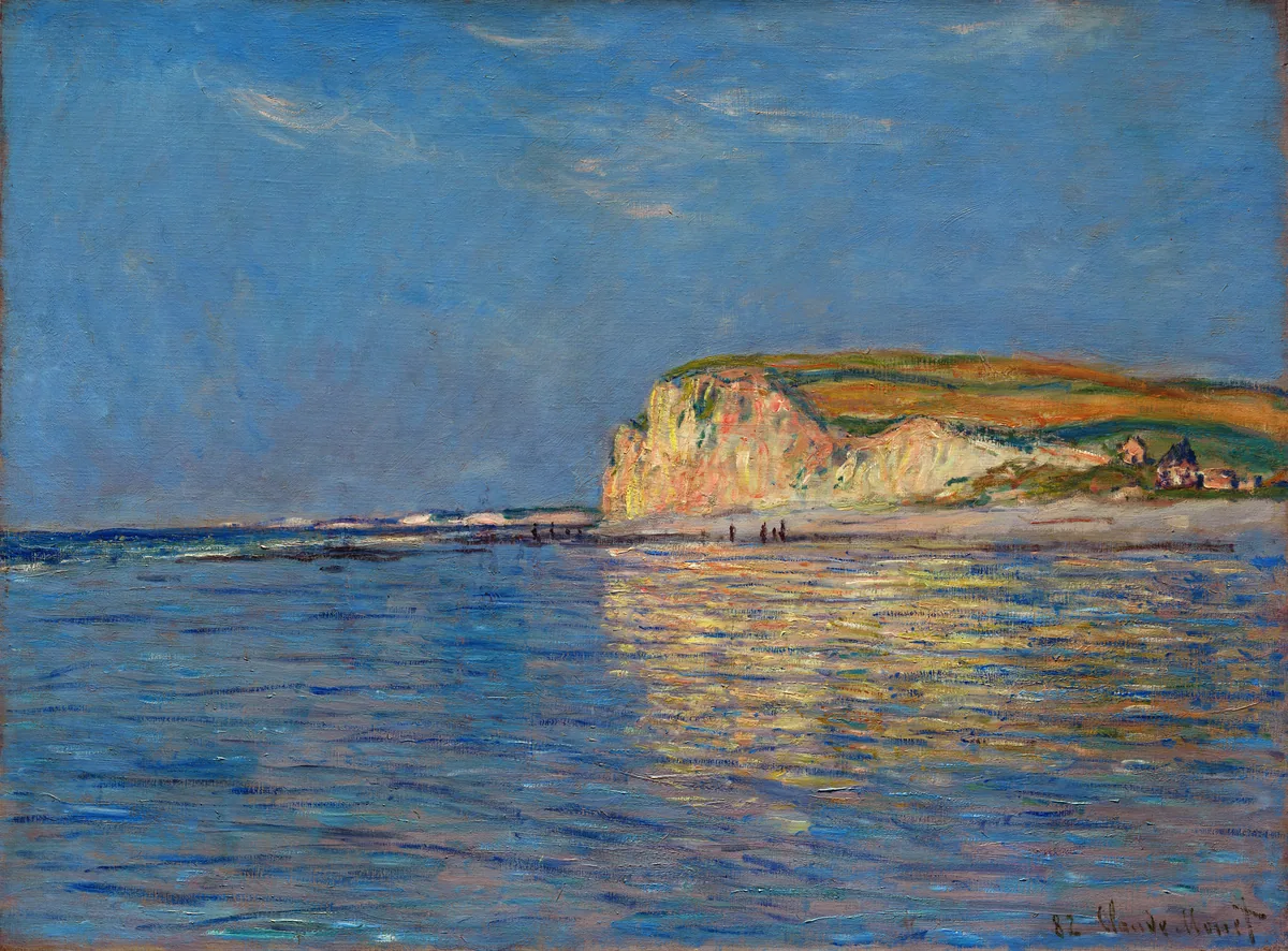Low Tide at Pourville, near Dieppe, Claude Monet