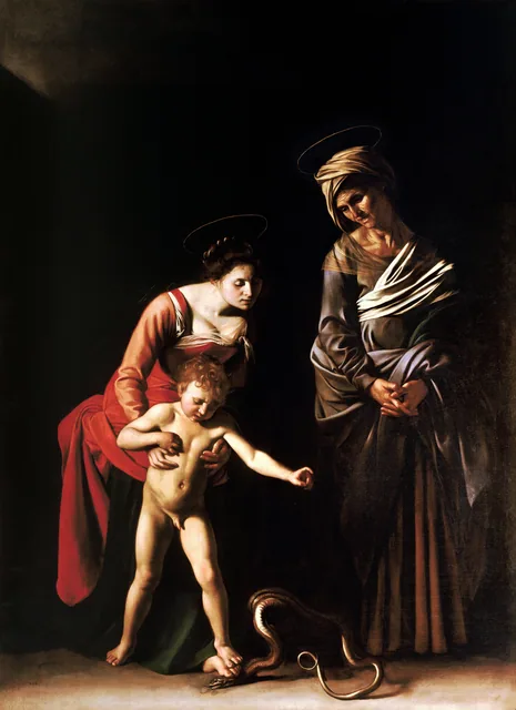 Madonna and Child with St. Anne, Caravaggio