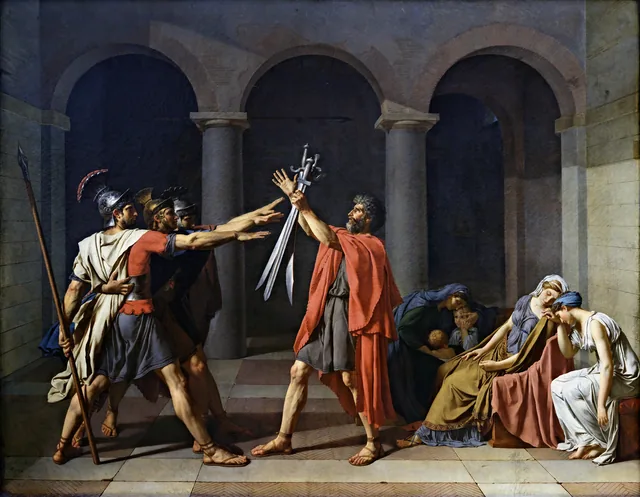 Oath of the Horatii, Jacques-Louis David
