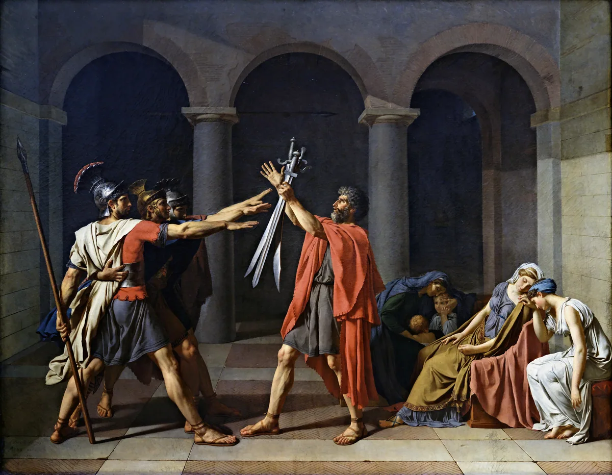 Oath of the Horatii, Jacques-Louis David