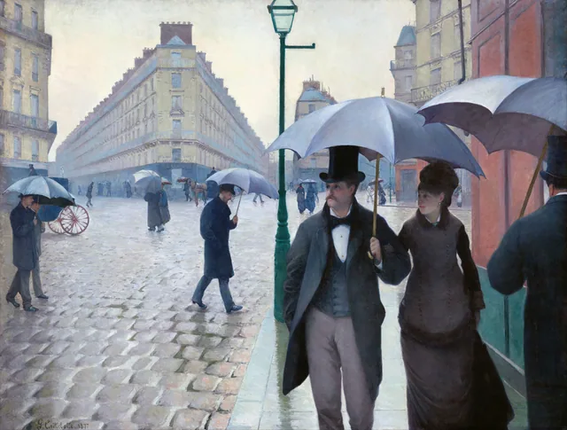 Paris Street, Rainy Day, Gustave Caillebotte