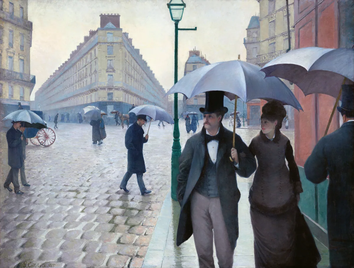Paris Street, Rainy Day, Gustave Caillebotte