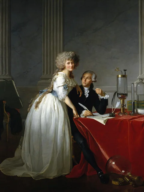 Portrait of Monsieur de Lavoisier and his Wife, Jacques-Louis David