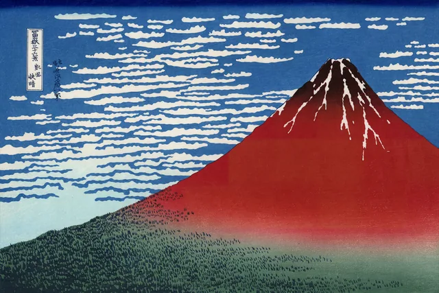 Fine Wind, Clear Morning, Katsushika Hokusai