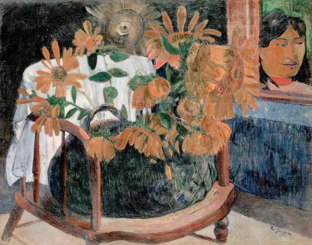 Still Life with Sunflowers, Paul Gauguin