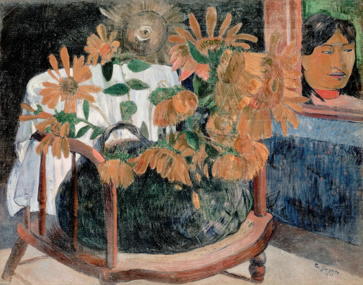 Still Life with Sunflowers, Paul Gauguin