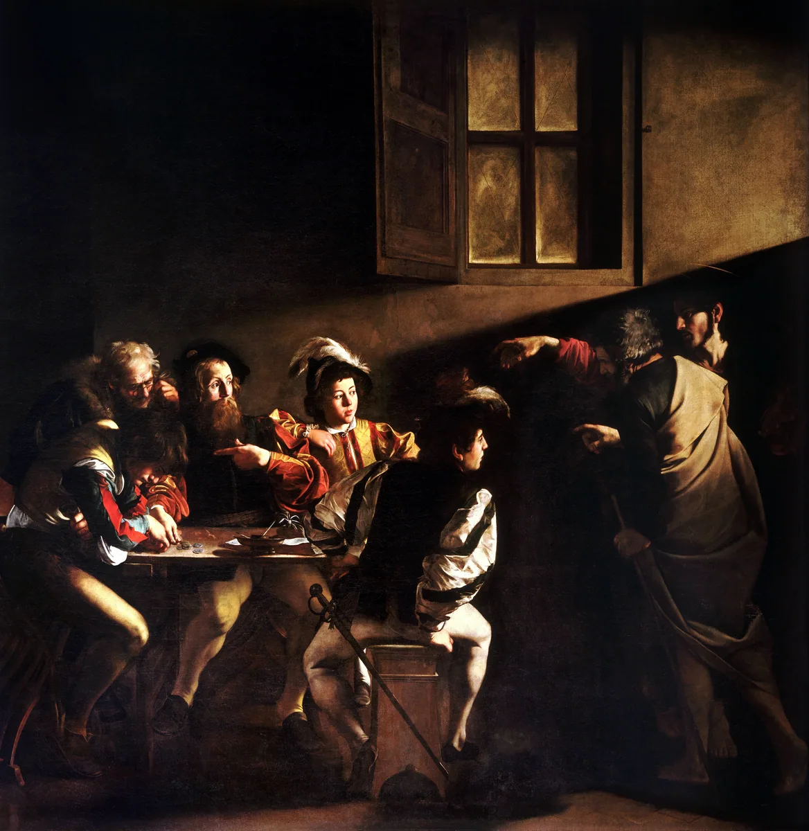 The Calling of Saint Matthew, Caravaggio