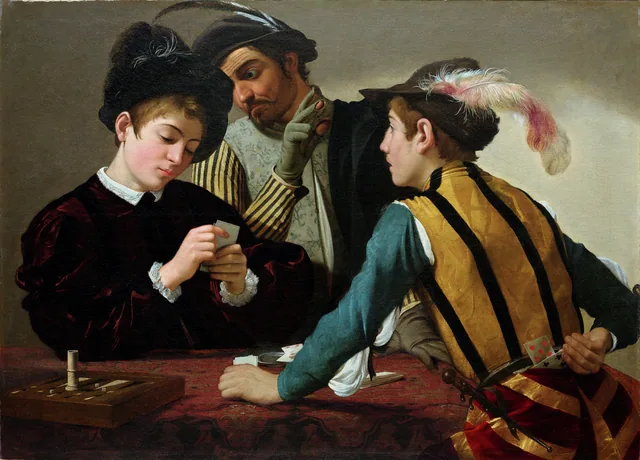 The Cardsharps, Caravaggio
