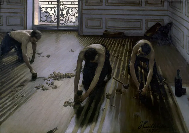 The Floor Scrapers, Gustave Caillebotte