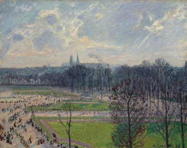 The Garden of the Tuileries, Camille Pissarro