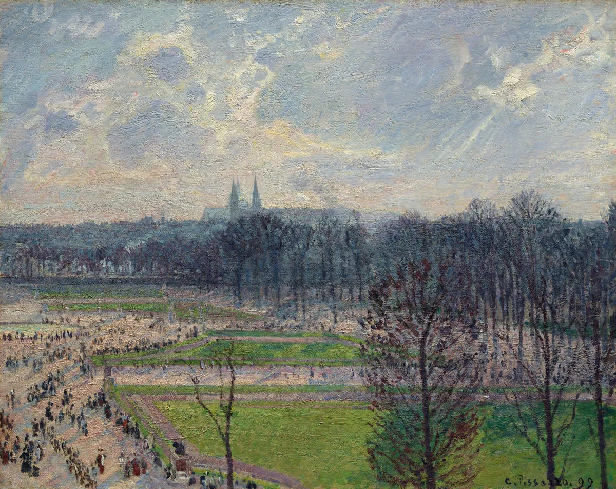 The Garden of the Tuileries, Camille Pissarro