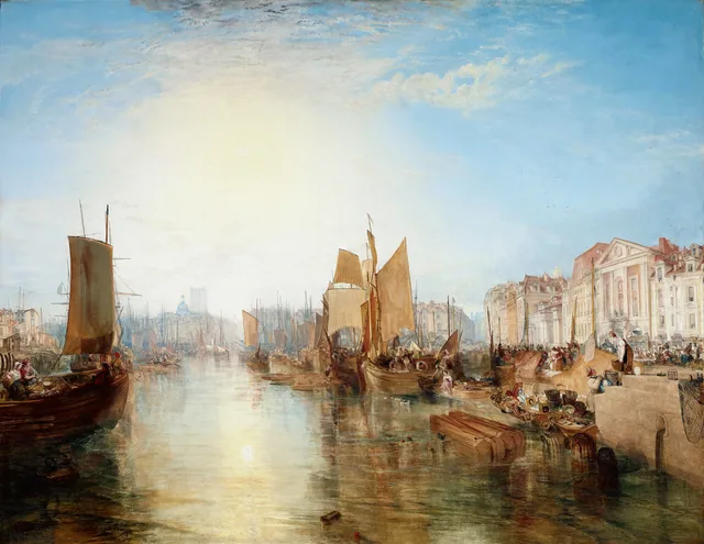 The Harbor of Dieppe, J. M. W. Turner