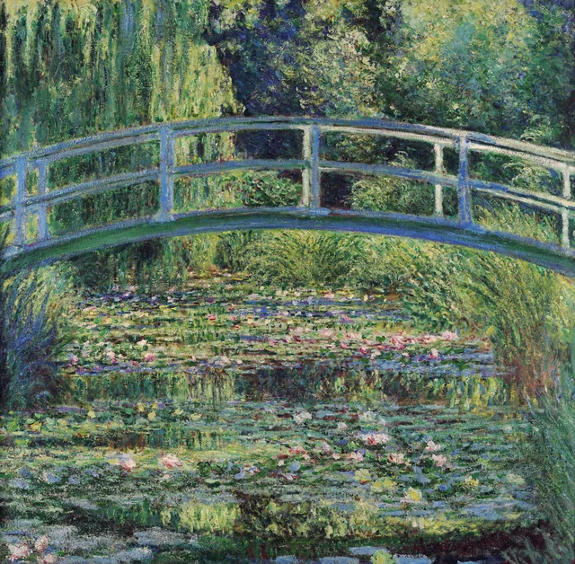 The Japanese Footbridge, Claude Monet
