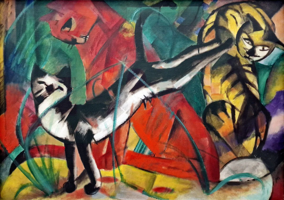 Tree Cats, Franz Marc